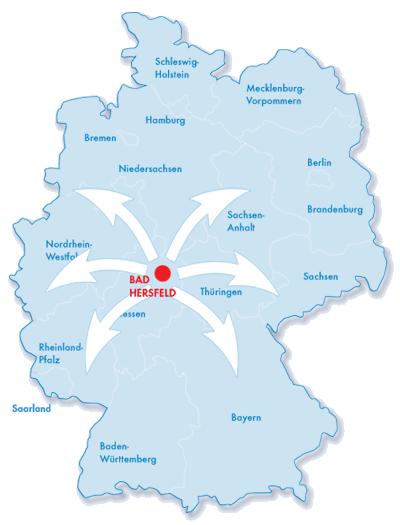 nationales Netzwerk, cdc-logistics Filderstadt bei Stuttgart, Kurier